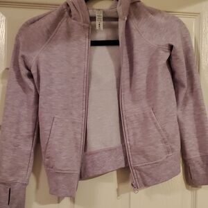 90 Degree By Reflex Lavender Girls' Zip-Up Jacket